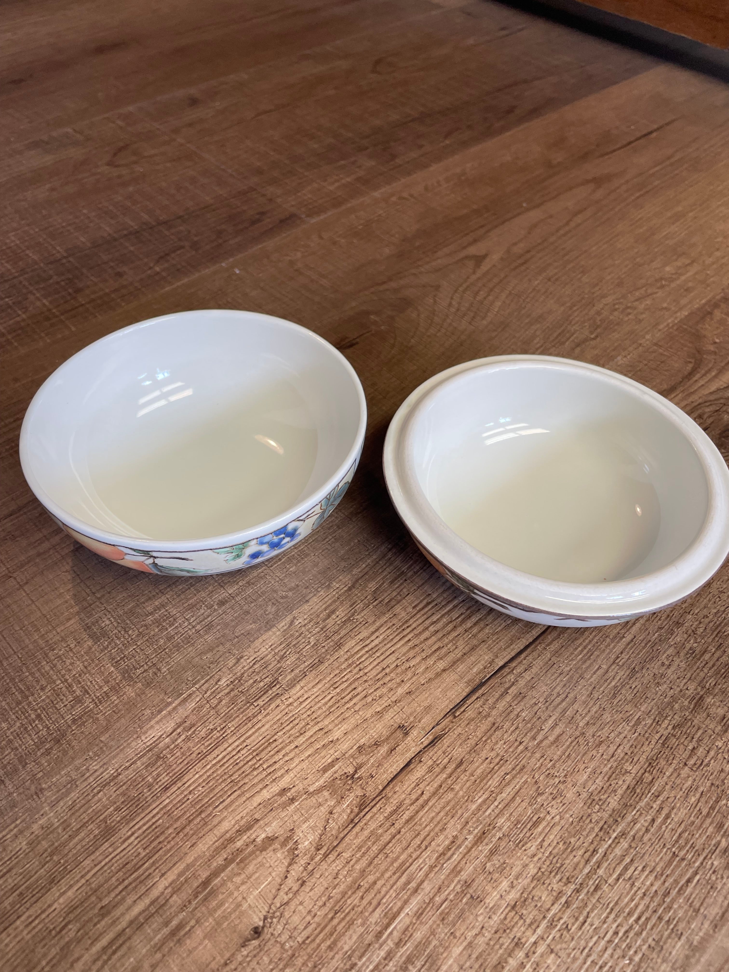 Mikasa Garden Harvest 5" Round Lidded Trinket Dish