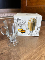 Libbey Set of Four 8oz Milan Irish Coffee Mugs