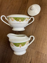 Style House Fine China Kimberly Cream & Sugar Set