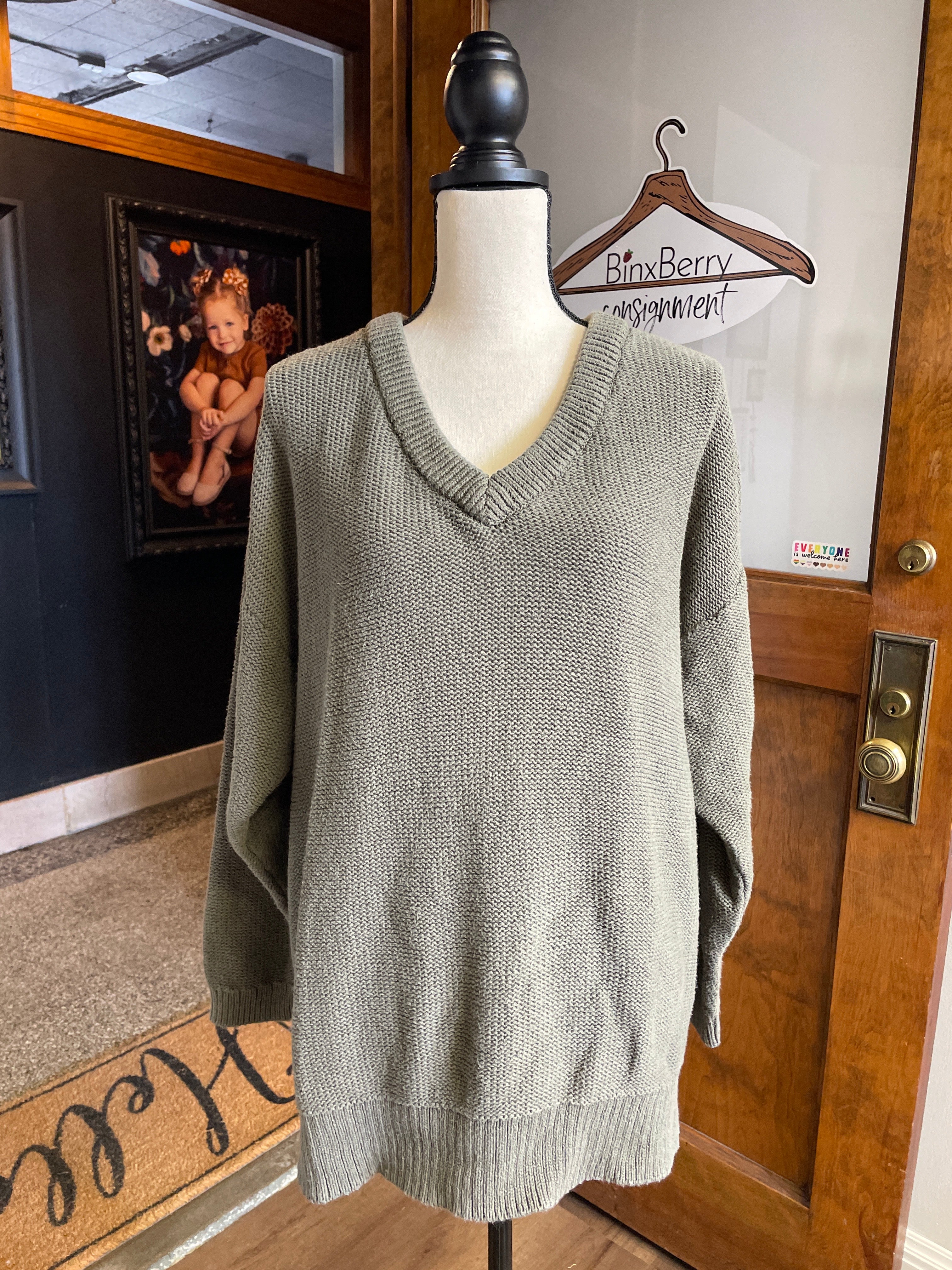 Encore by Idina Menzel Women's Knit Sweater (1X)