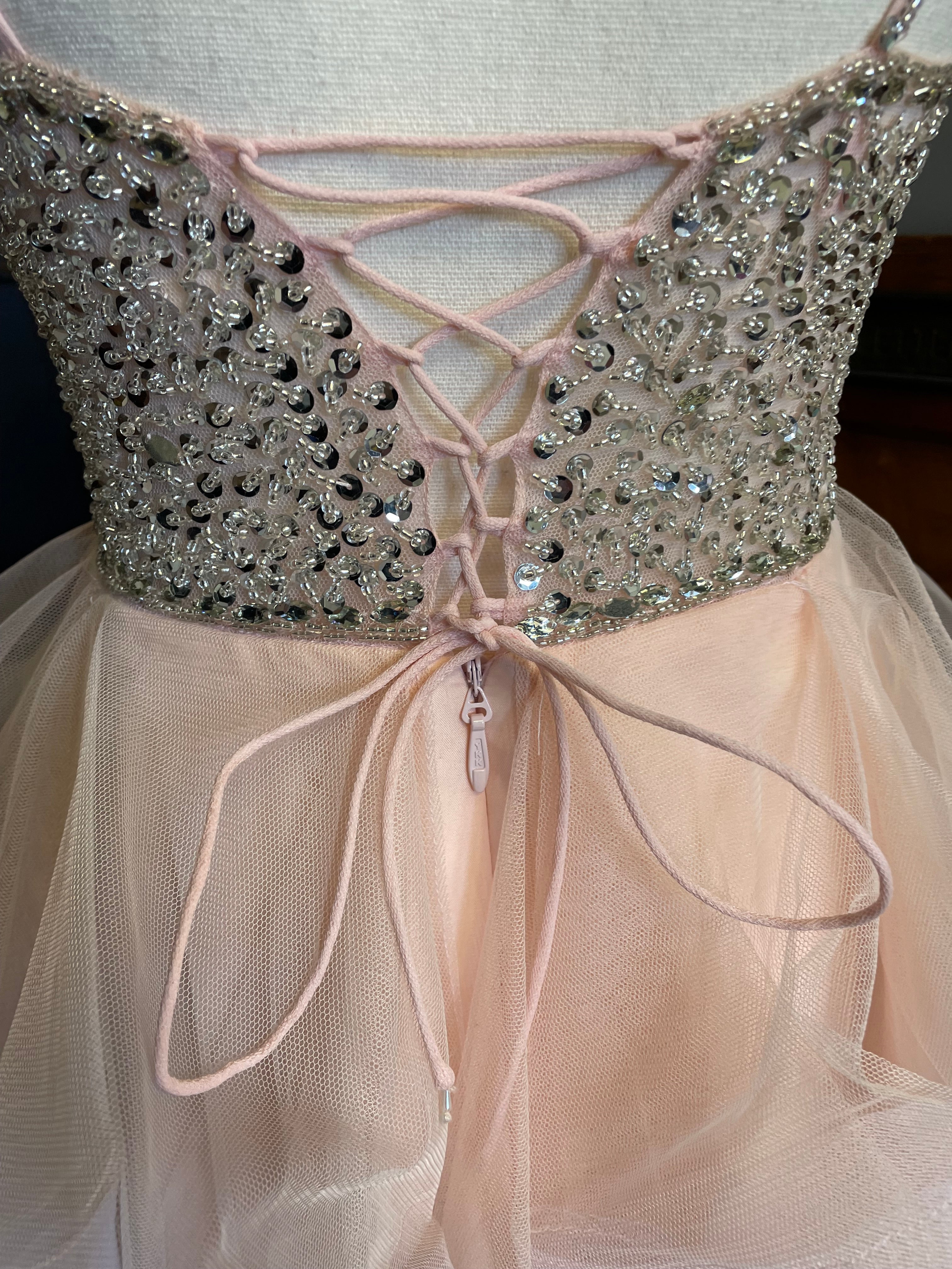 JJ's House Peach Mini Gown (S)