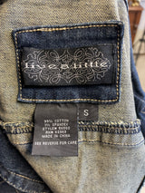 Live a Little Cropped Jean Jacket (S)