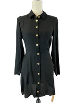 Reformation NWT Hugh Dress in Black (4) - BinxBerry Consignment