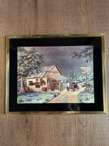 Coca-Cola Foil Metallic Print “Mike’s Garage” #5047