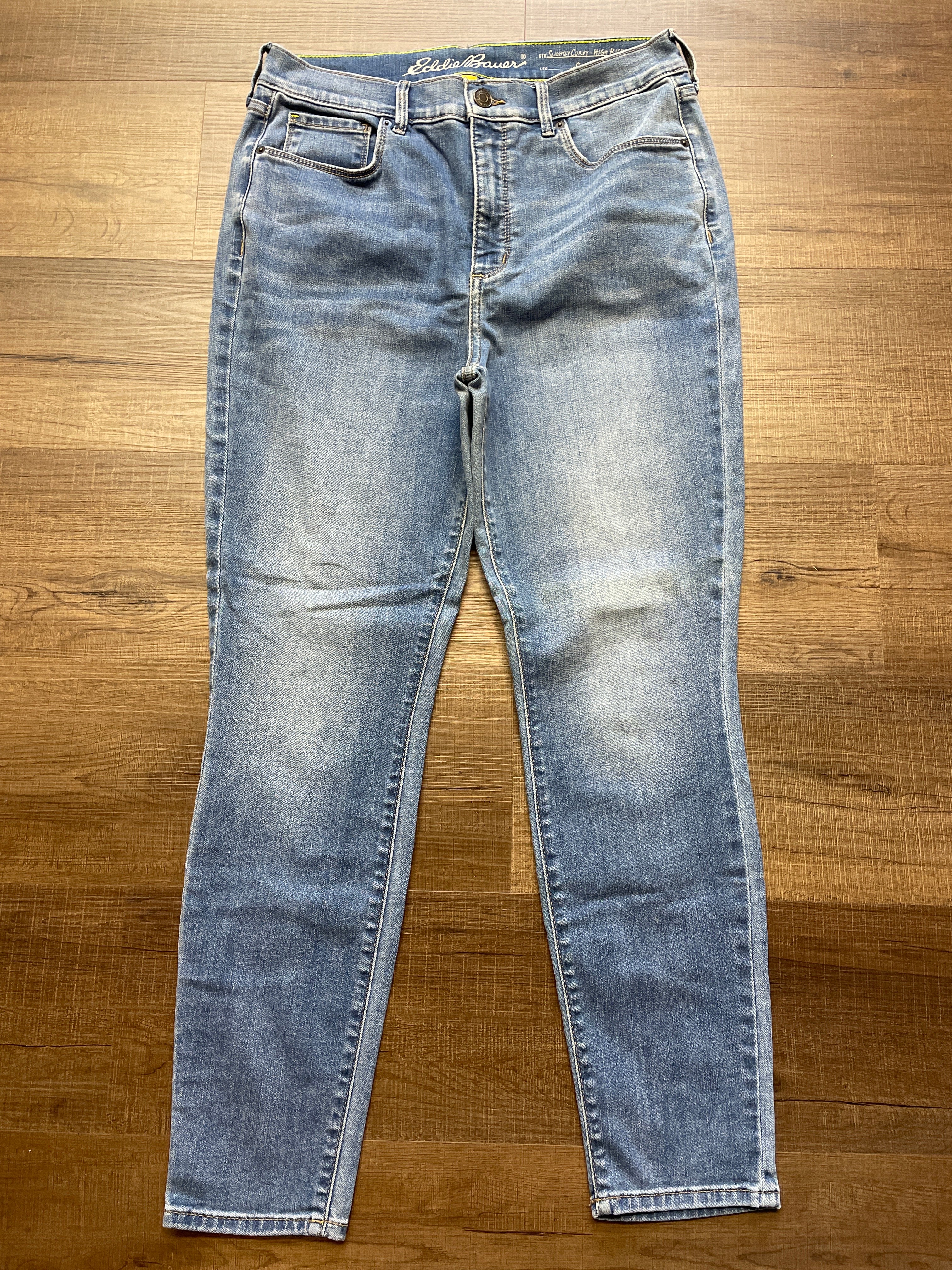 Eddie Bauer Slightly Curvy High Rise Skinny Jeans (12)