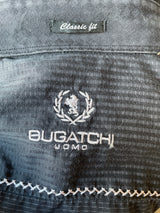Bugatchi Uomo Men's Black Button Down Shirt (XL)