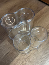 Acrylic Two-Bottle Ice Bucket Chiller