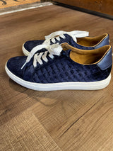 Kate Spade Blue Velvet Fleet Quilted Women's Sneakers (6B)