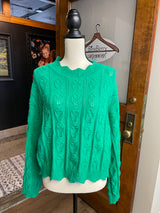 Cider Cropped Sweater (1X)