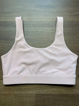 Zyia Active Pink Pinstripe Bra (M)