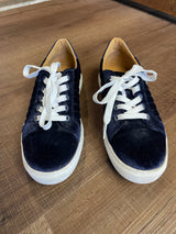 Kate Spade Blue Velvet Fleet Quilted Women's Sneakers (6B)