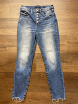 Lucky High Rise Skinny Bridgette Women's Ankle Jeans (8)