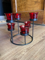 Round Iron Candelabra