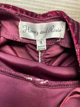 Honey & Rosie Velvet Dress (S)