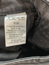 Joe's Mid-Rise Skinny Ankle Black Jeans (28)