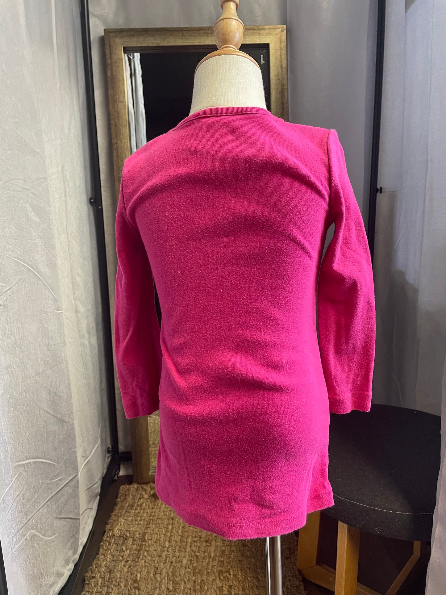 Beautees Pink Sequined Top (4T)