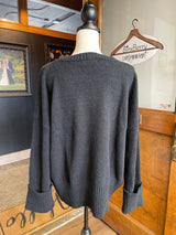 Prinbara Women's Cozy Cuffed Sweater (XL)