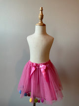 Dollie & Me Tulle and Pom Pom Skirt (YXS)
