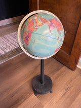 1950's Standing World Globe