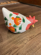 Vintage CBK LTD 1999 Ceramic Hand Painted Chicken