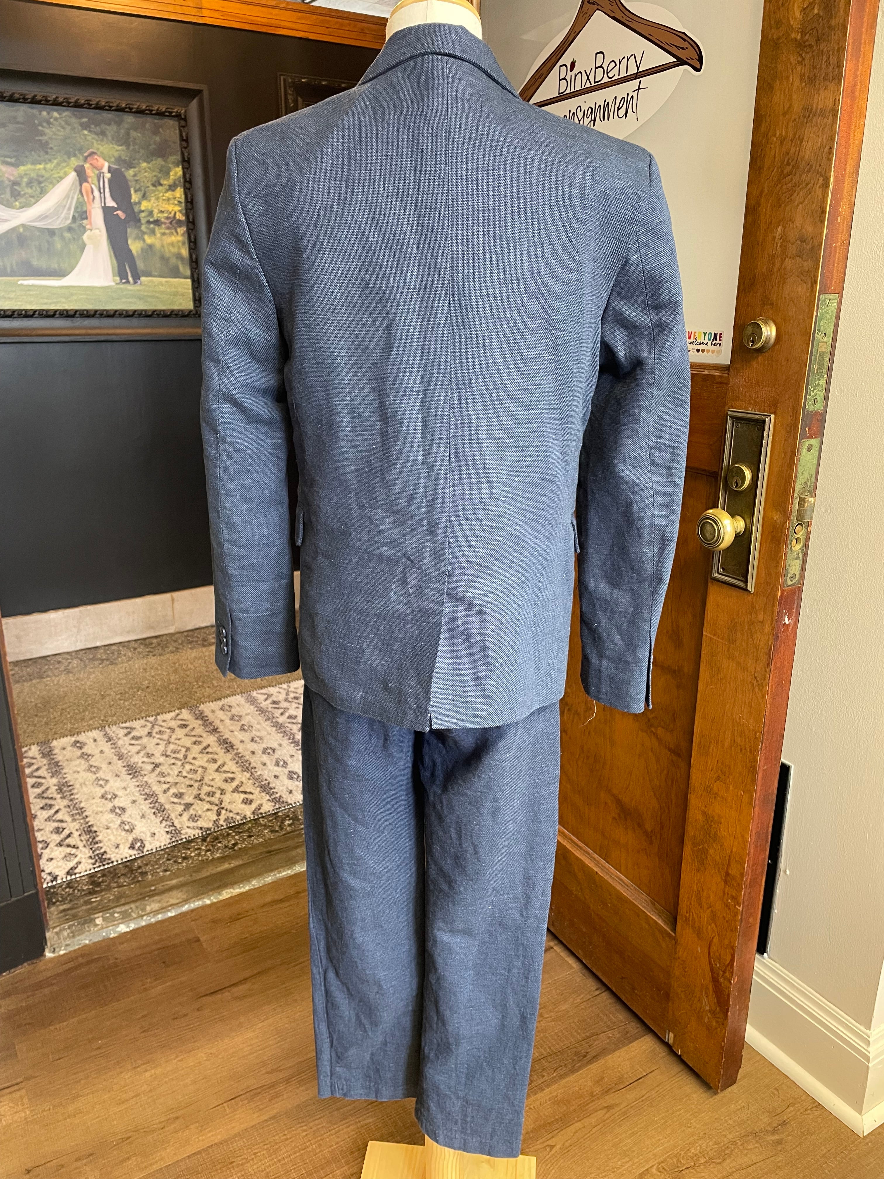 H&M Boy's Three Piece Linen Blend Suit (Y12)