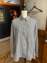 Active USA Women's Pinstripe Blouse (L)