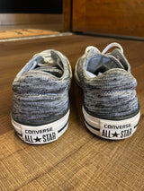 Converse All Star Women's Heathered Gray Sneakers (9)