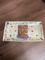 Julia Junkin Hand Painted Ceramic Platter