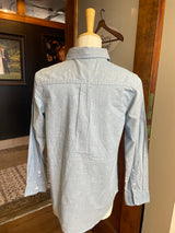 Cat & Jack Boy's Denim Blue Button Down (YM)