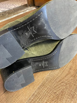 Marc Fisher Yale Chelsea Green Suede Ankle Boots (9M)