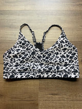 Zyia Active Snow Leopard Brilliant Sports Bra (L)