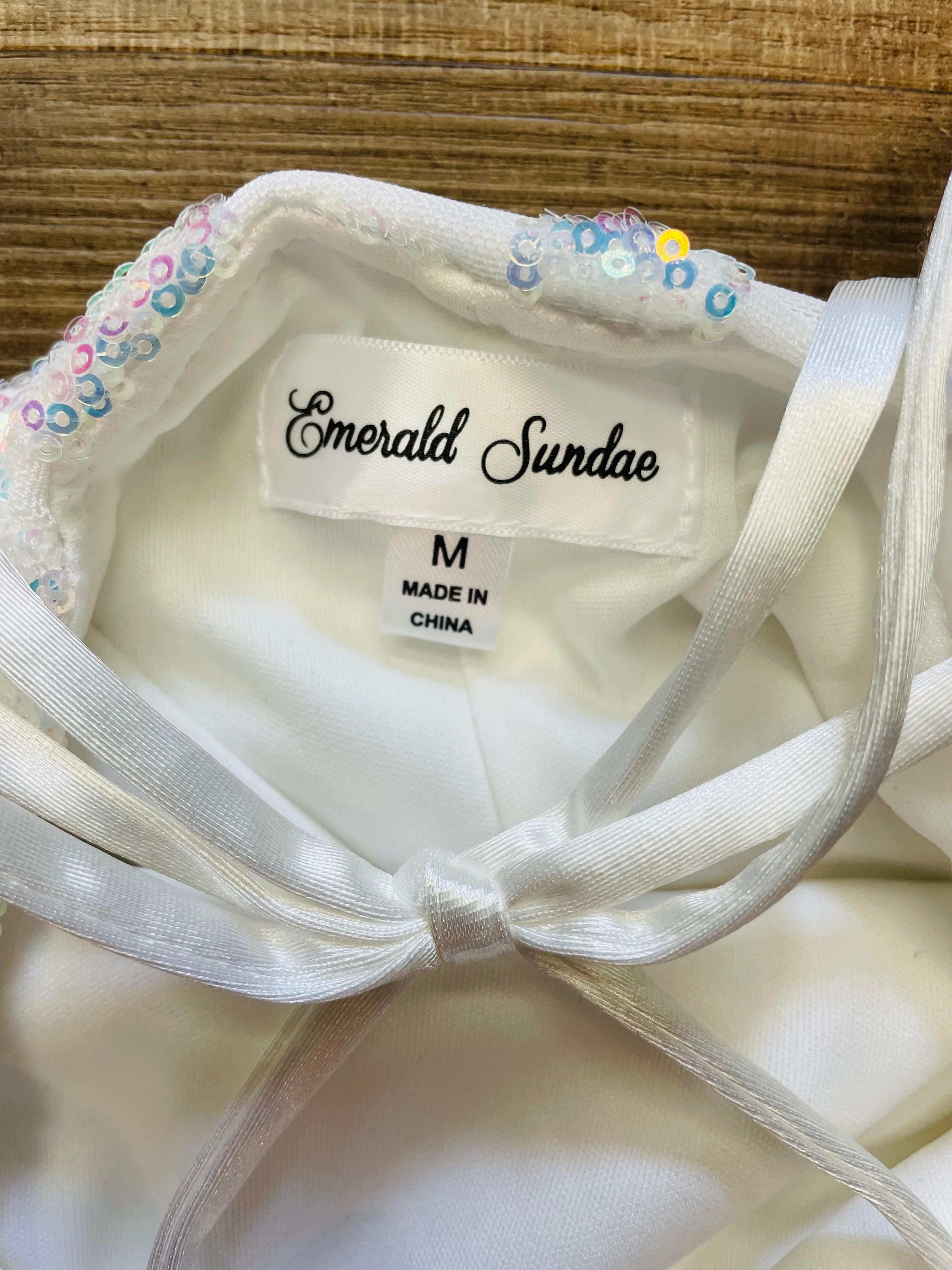 Emerald Sundae Sequin Mini Dress (M)