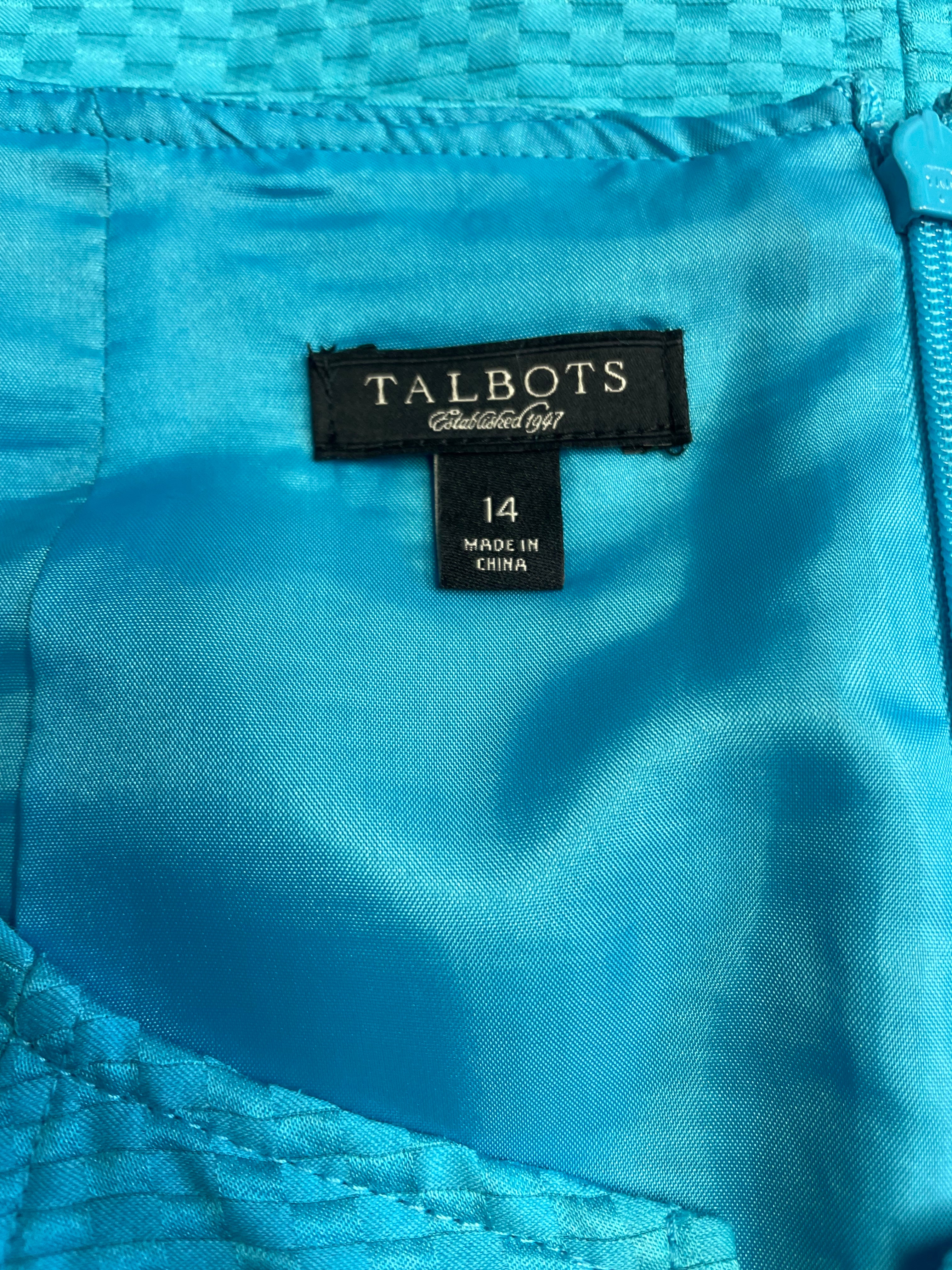 Talbots Silk Blend Shift Dress (14)