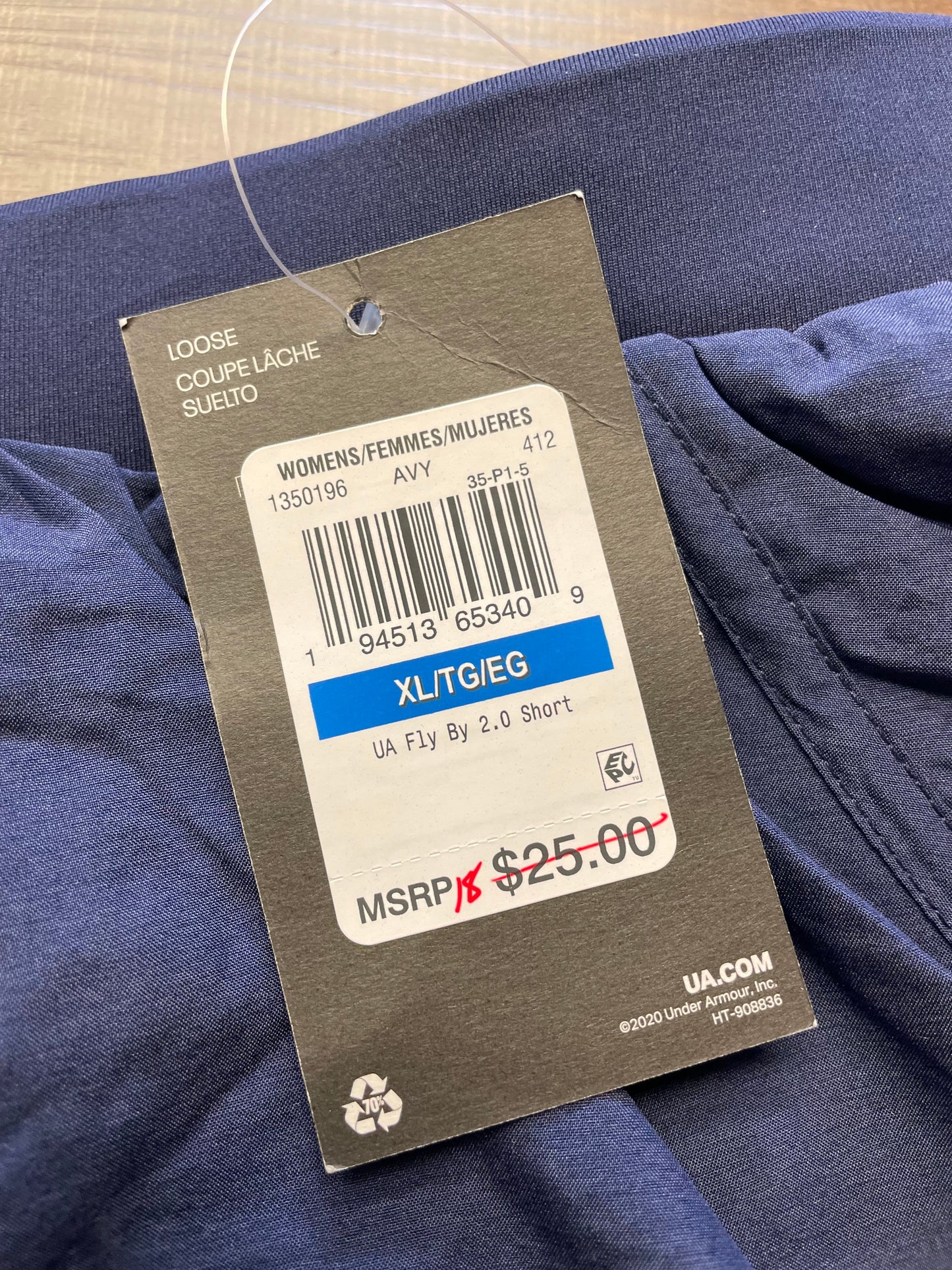 Under Armour Fly By 2.0 Shorts (XL)