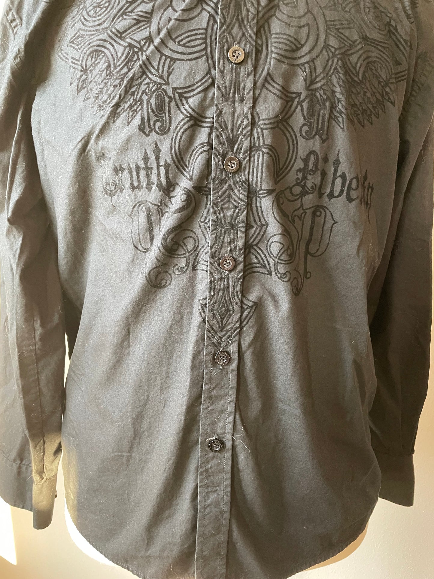 South Pole Hexagon Men's Button Down (L)
