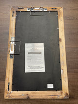 Farmhouse Framed Burlap Pinboard