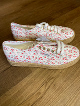 Superga Fantasia Red Floral Women's Sneakers (8)
