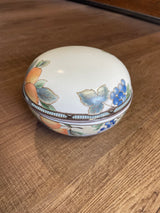 Mikasa Garden Harvest 5" Round Lidded Trinket Dish
