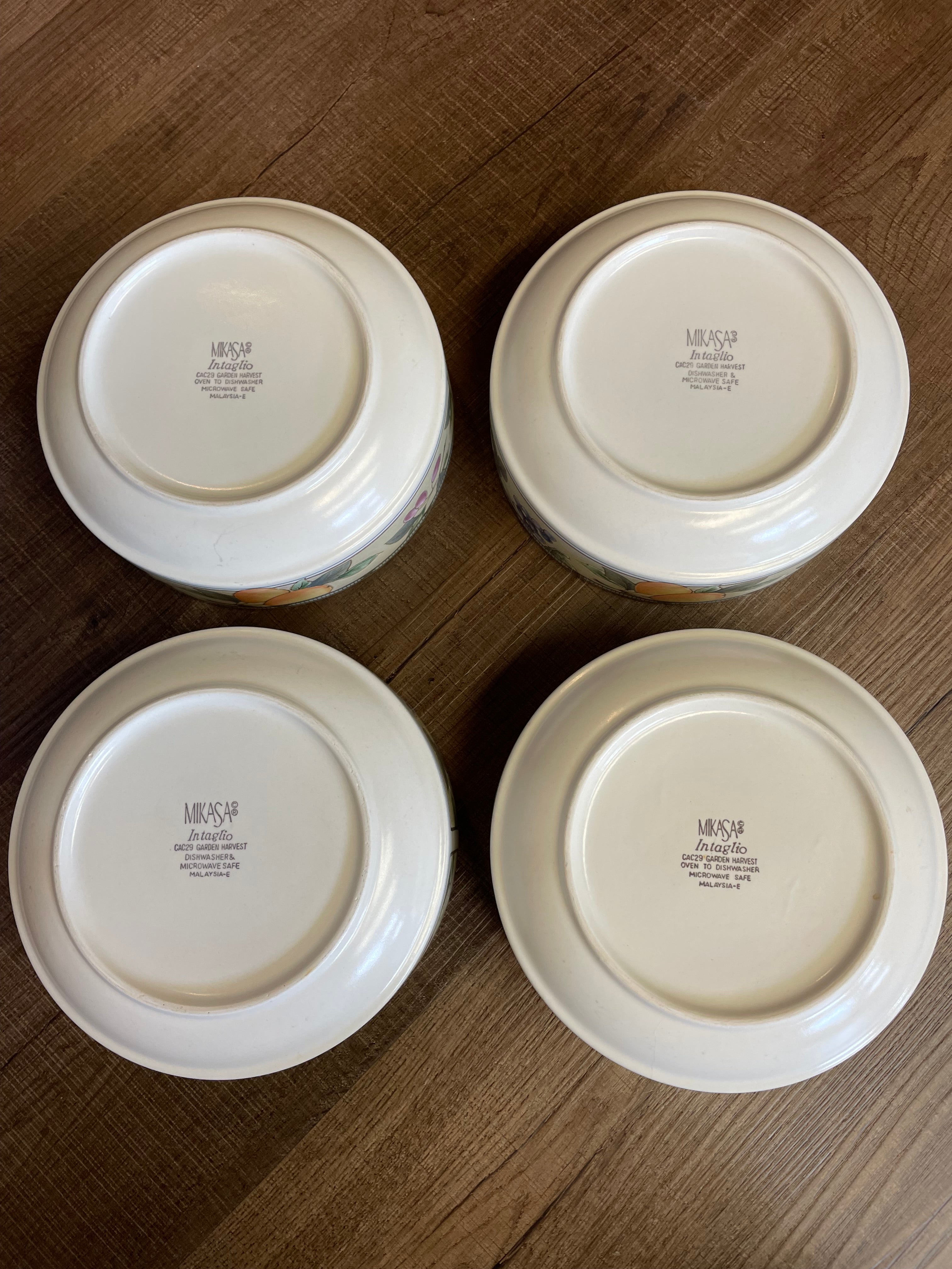 Mikasa Garden Harvest 6 1/2" Cereal/Soup Bowl (Set of 4)