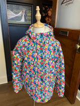 Mini Boden Fleece Lined Girl's Hooded Coat (7-8Y)