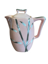 VTG California Pottery Weil Ware 1940s Bambu Pink Teapot