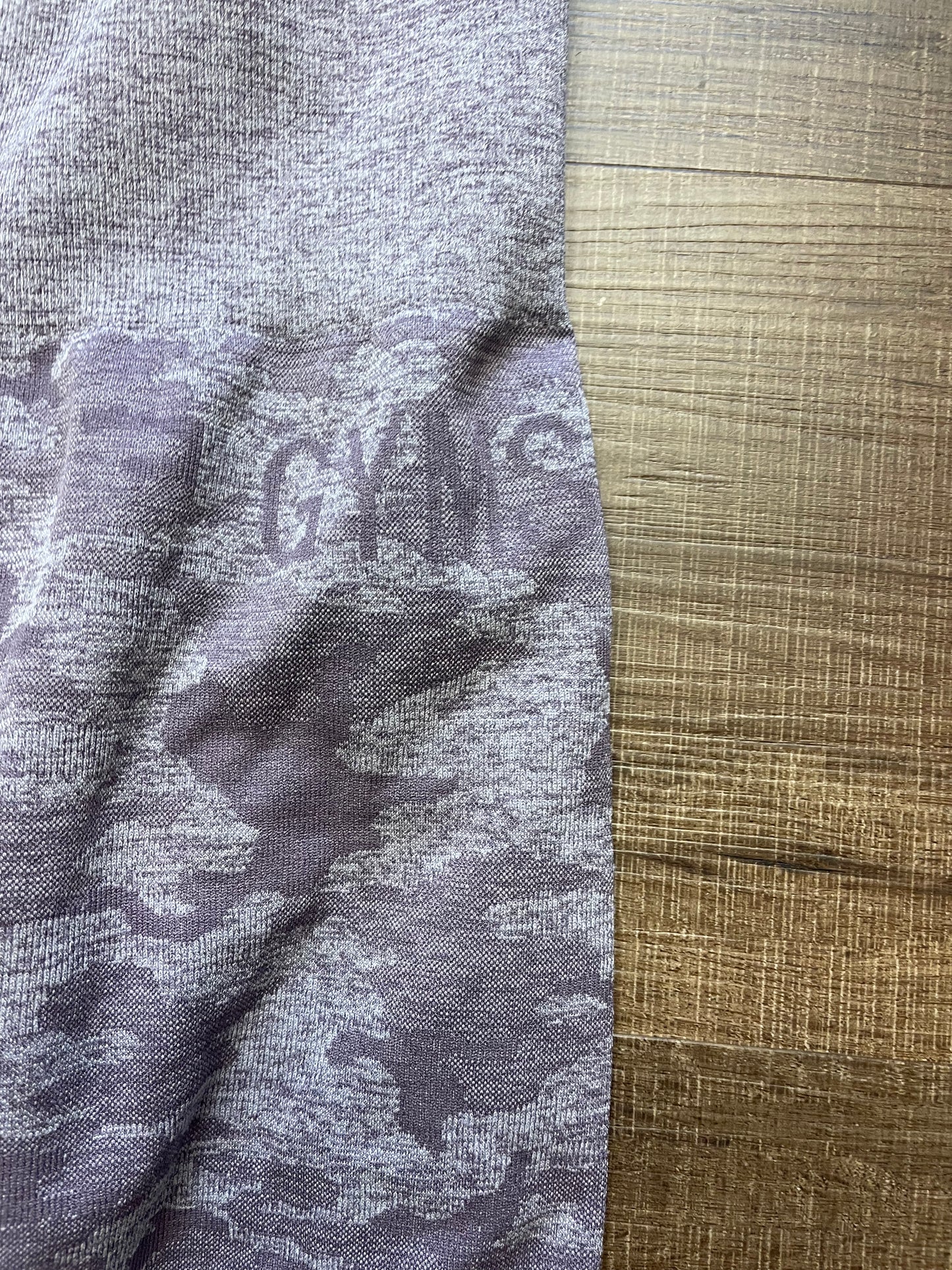 Gymshark Mauve Purple Camo Leggings (S)