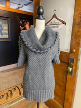 Annalee + Hope Short Sleeved Knit Cowlneck Sweater (M)
