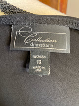 Dress Barn Collection Black Sequined Top (16)