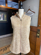 Land's End Fleece Lined Women's Knit Vest (S)