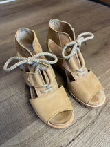 Sorel Women's Joanie Leather Wedge Sandals (7.5)