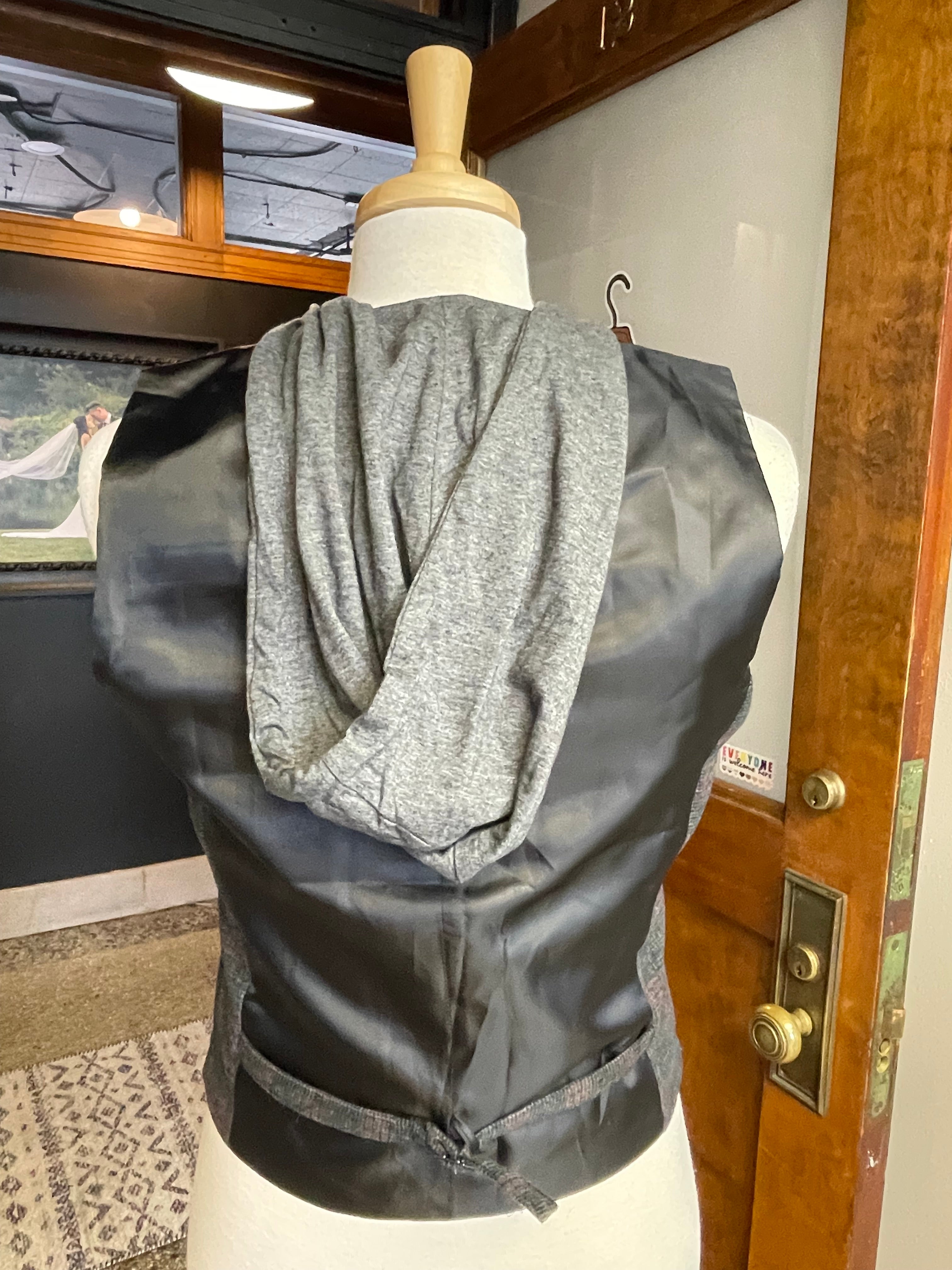 Edge WD NY Wool Blend NWT Hooded Vest (M)