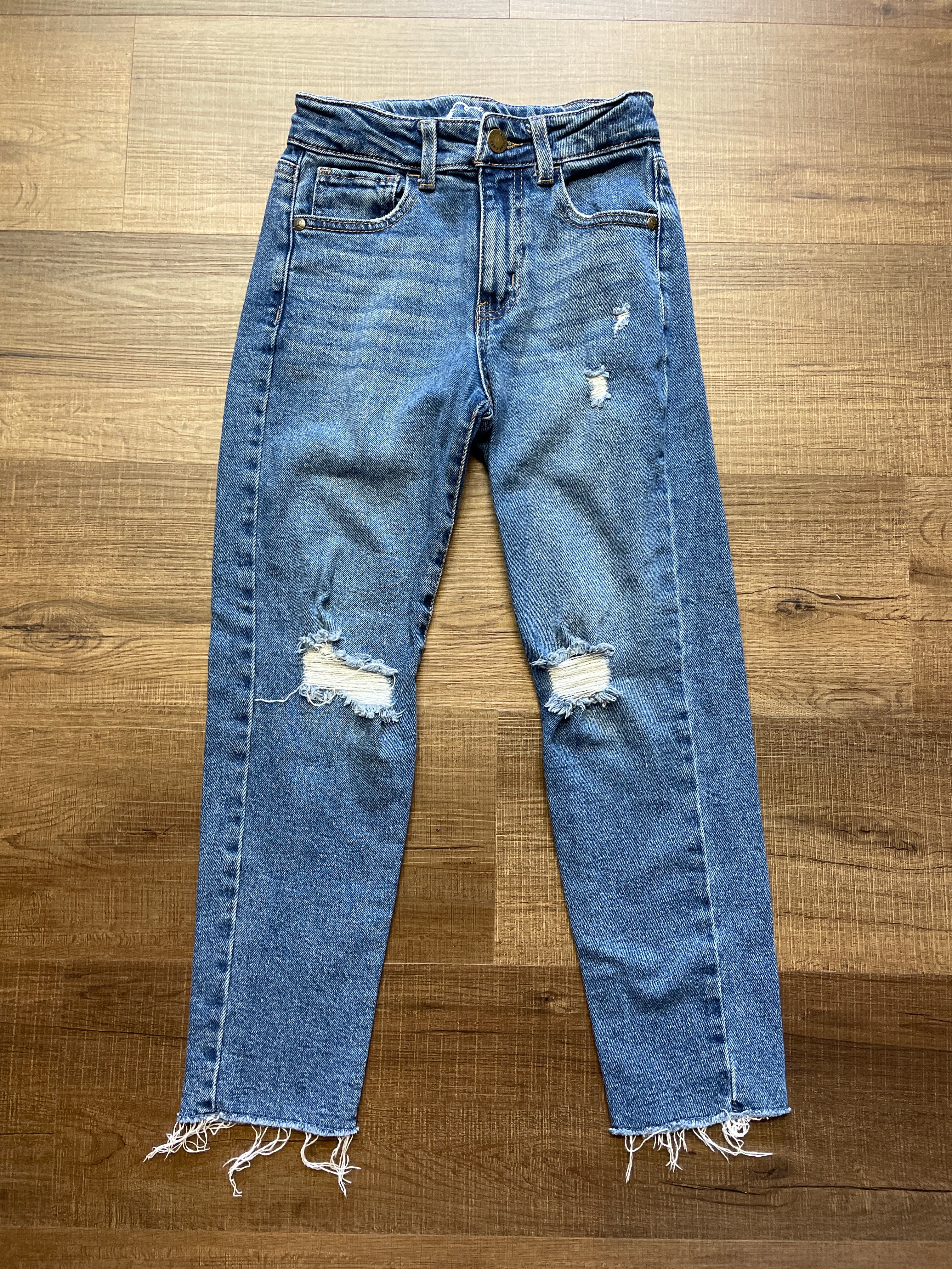 Art Class Girlfriend Distressed Girls Jeans (8)