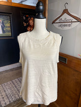 Loft Sleeveless Crewneck Top (L)