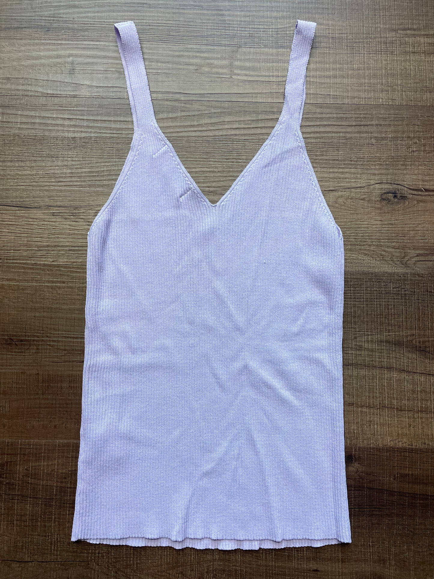 Double Zero Ribbed Sleeveless Top (S)